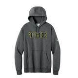 Tau Beta Sigma Sewn on Greek Letter Nike Hoodie