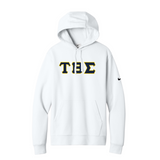 Tau Beta Sigma Sewn on Greek Letter Nike Hoodie