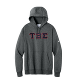 Tau Beta Sigma Sewn on Greek Letter Nike Hoodie
