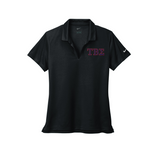 Tau Beta Sigma Nike Ladies Dri-FIT Polo - Embroidered Greek Letters