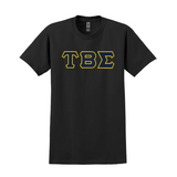 Tau Beta Sigma T-Shirt - Sewn on Greek Letters