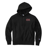 Represent your Theta Chi affiliation with this sharp Champion Reverse Weave Hooded Sweatshirt, showcasing small embroidered Greek letters. Your distinguished Theta Chi Greek letters will be neatly embroidered for a polished look.