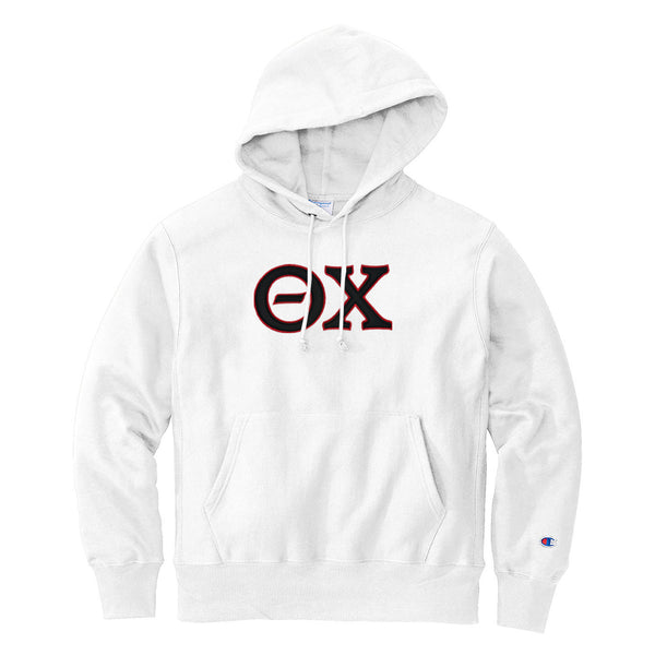Represent your Theta Chi affiliation with this sharp Champion Reverse Weave Hooded Sweatshirt. Your distinguished Theta Chi Greek letters are sewn on with high-quality satin stitching for a polished, premium appearance.