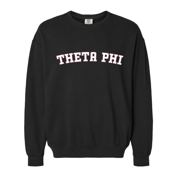 Theta Phi Alpha Sorority Varsity Basics Crewneck Sweatshirt