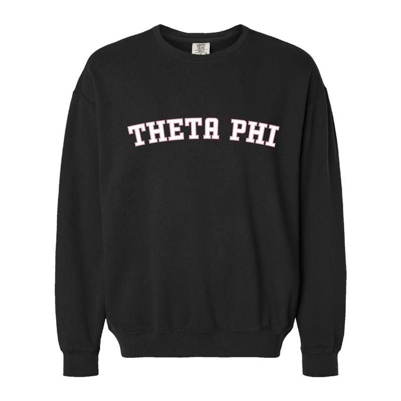 Theta Phi Alpha Sorority Varsity Basics Crewneck Sweatshirt