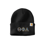 Theta Phi Alpha Sorority Embroidered Greek letters Carhartt Watch Cap