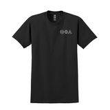 Theta Phi Alpha Sorority Embroidered Greek Letter Gildan T-shirt