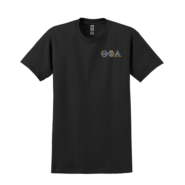 Theta Phi Alpha Sorority Embroidered Greek Letter Gildan T-shirt