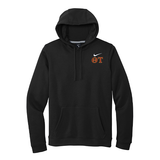 Theta Tau Fraternity Nike Hoodie Embroidered Greek Letters