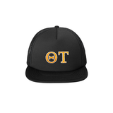 Theta Tau Fraternity Foam Trucker Hat Embroidered Greek Letters