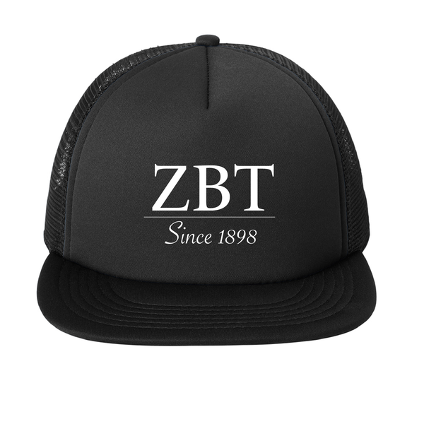 Zeta Beta Tau Fraternity Established Embroidered Foam Trucker Hat