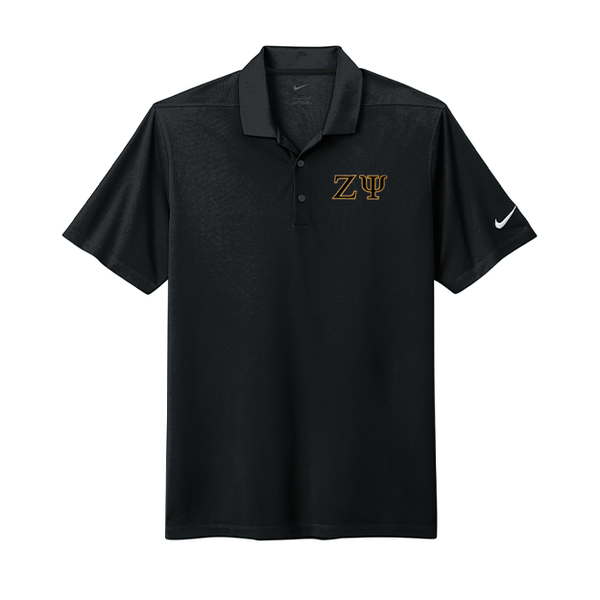 Zeta Psi Fraternity Greek letter embroidered Nike polo