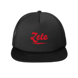Zeta Psi Fraternity Baseline Embroidered Foam Trucker Hat