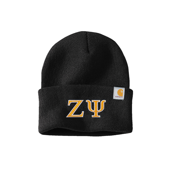 Zeta Psi Fraternity embroidered Greek letters Carhartt Watch Cap