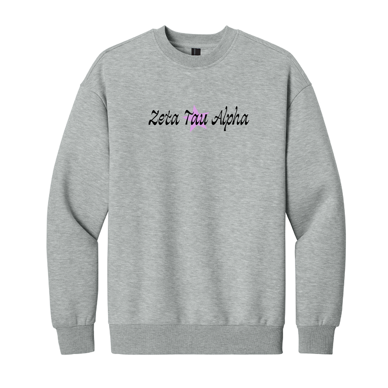 Zeta Tau Alpha Sorority Star Crewneck Sweatshirt