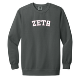 Zeta Tau Alpha Sorority Varsity Basics Crewneck Sweatshirt