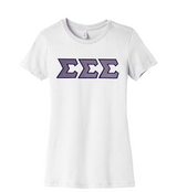 Sorority Greek Letters BELLA+CANVAS Favorite T-shirt
