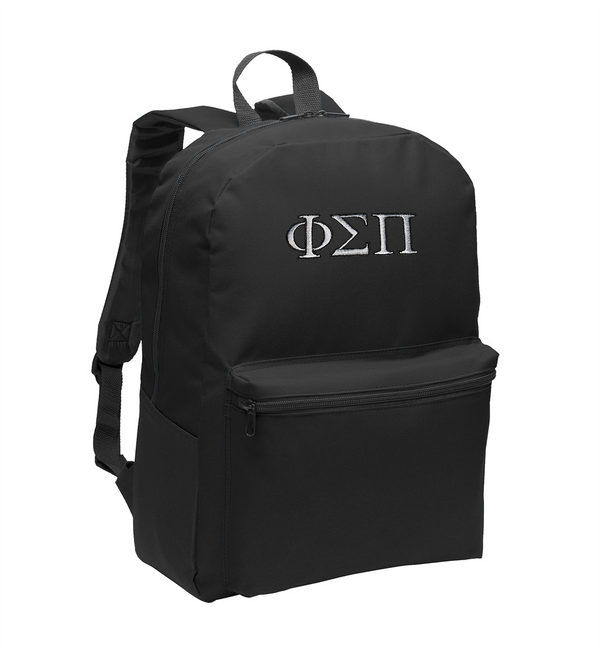 Port Authority Backpack With Embroidered Greek Letters