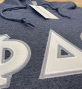 Fraternity Sewn on Greek Letters Gildan Hoodie