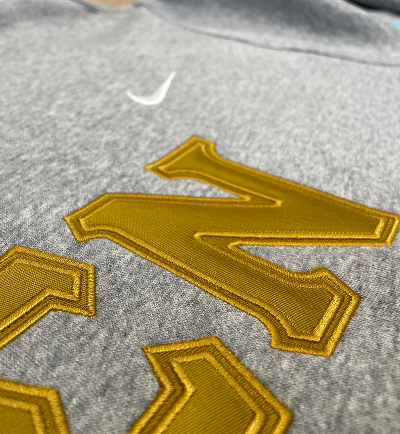 Nike Hoodie With Sewn on Greek Letters